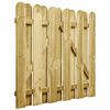 vidaXL Cancello da giardino 100 x 100 cm Legno Massello di Pino Verde