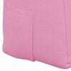 vidaXL Cuscino per Schiena Rosa 200 x 24 x 50 cm Tessuto
