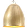 vidaXL Lampada a Sospensione Industriale 25 W Ottone Rotonda 42 cm E27