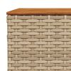vidaXL Set Divano da Giardino 6 pz con Cuscini Beige in Polyrattan