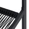 vidaXL Sedie da Giardino 2 pz in Rattan PVC Nero