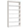 vidaXL Libreria/Divisorio Bianco 100x30x200 cm Legno Massello di Pino