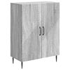 vidaXL Credenza Grigio Sonoma 66 x 34,5 x 89,5 cm Legno ingegnerizzato