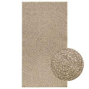 vidaXL Tappeto ZIZUR Beige 80x150 cm Aspetto Iuta Interni ed Esterni