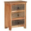 vidaXL Credenza 55x33x75 cm in Legno Massello di Acacia