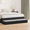 vidaXL Cassetti per letto Rovere Nero 135 x 36,5 x 16,5 cm