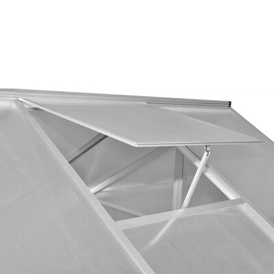 vidaXL Serra in Alluminio Rinforzato con Telaio di Base 6,05 m²