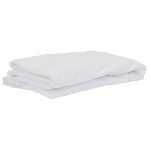 vidaXL Coprimaterasso Bianco 90x190 cm Impermeabile