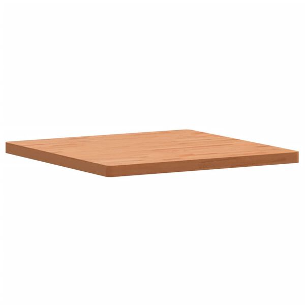 vidaXL Piano per Tavolo 80x80x4 cm Quadrato Legno Massello di Faggio
