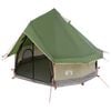 vidaXL Tenda Tipi 4 persona Verde Poliestere e Acciaio