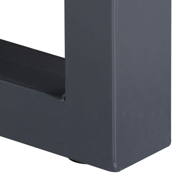 vidaXL Tavolino da Salotto con Bordi Vivi 60x60x40 cm Massello Acacia