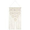 vidaXL Decorazione da Parete in Macram&egrave; 40x80 cm Cotone
