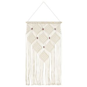 vidaXL Decorazione da Parete in Macram&egrave; 40x80 cm Cotone