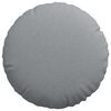 vidaXL Cuscini per Seduta 2 pcs Grigio chiaro Ø60 x 21 cm Tessuto