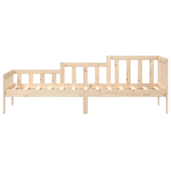 vidaXL Dormeuse senza Materasso 90x190 cm in Legno Massello di Pino