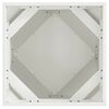 vidaXL Fioriera 2 pcs Bianco 50 x 50 x 50 cm Acciaio
