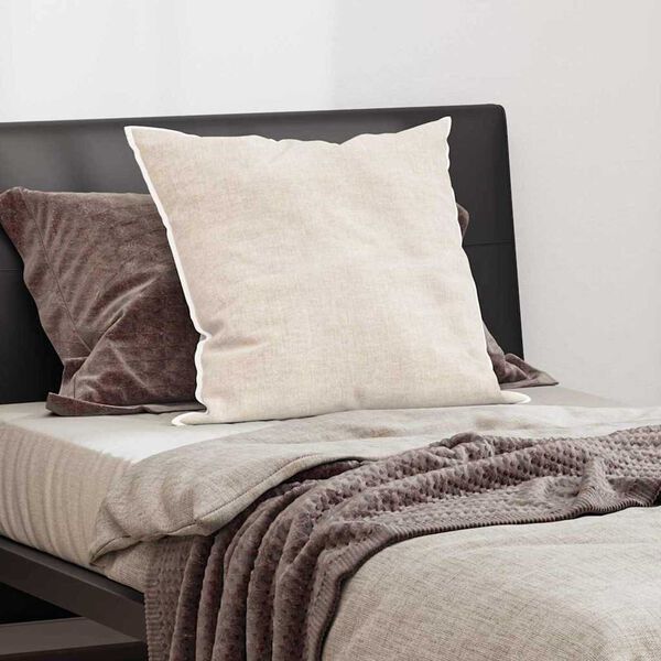 vidaXL Cuscino con cuscino Bianco 80 x 80 cm Cotone