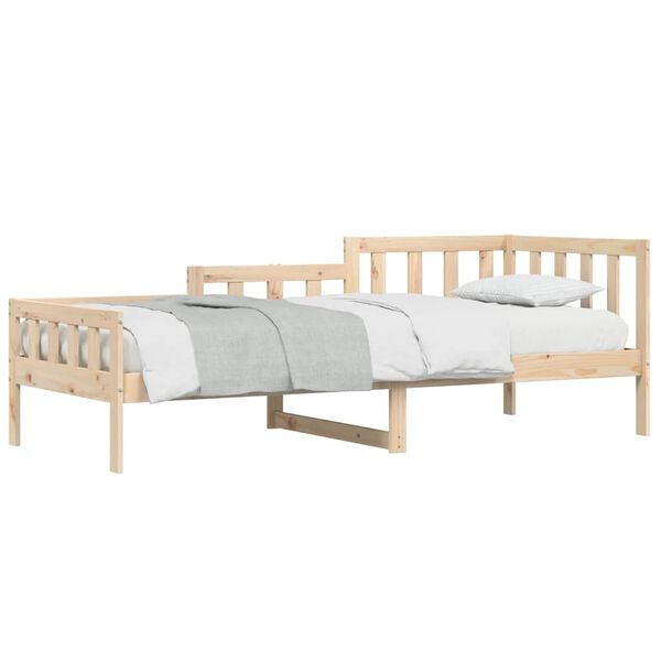 vidaXL Dormeuse senza Materasso 80x200 cm in Legno Massello di Pino