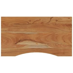 vidaXL Piano Scrivania 100x50x2,5cm Rettangolare Legno Massello Acacia