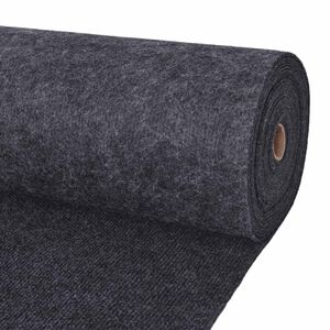 vidaXL Tappeto Antracite 1,2 x 20 m Poliestere
