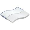 vidaXL Materasso Viscoelastico Bianco 140x190x17 cm Morbido