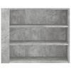 vidaXL Armadietto a Muro Grigio Cemento 75x35x60 cm in Truciolato