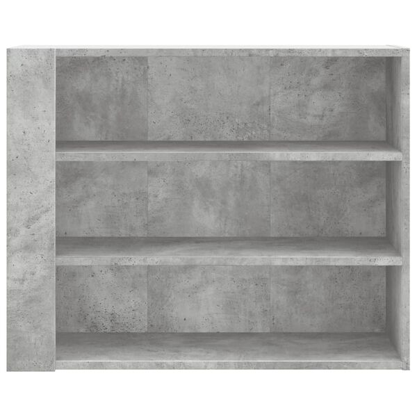 vidaXL Armadietto a Muro Grigio Cemento 75x35x60 cm in Truciolato