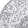 vidaXL Tappeto da Esterno ARAKIL Grigio Chiaro Ø160 cm in PP