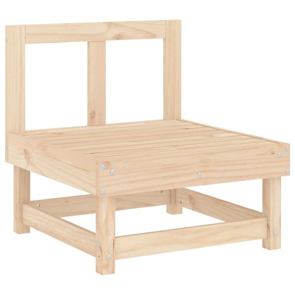 vidaXL Set Salotto da Giardino 8 pz in Legno Massello di Pino