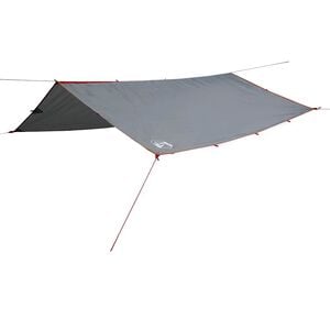 vidaXL Telone da Campeggio Grigio/Arancione 300x294 cm Impermeabile