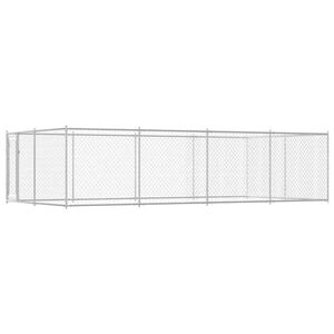 vidaXL Canile da Esterno 7,6x3,8x1,9 m