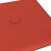 vidaXL Testiera da Parete 12 pcs Rosso 30 x 15 cm Pelle Sintetica