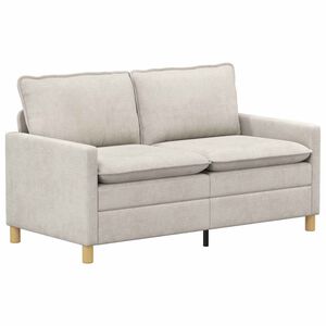 vidaXL Divano Crema 156 x 81 x 87,5 cm Poliestere