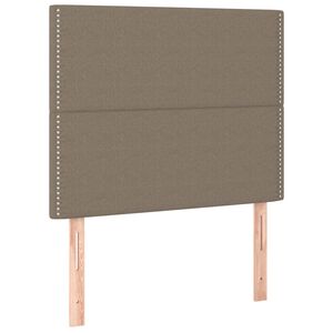 vidaXL Testiera per letto tortora 90x5x118/128 cm in tessuto