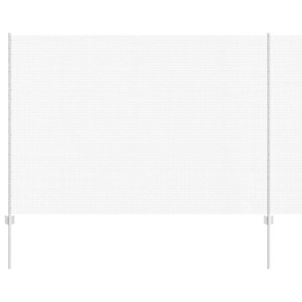 vidaXL Recinzione con Posto Argento 1,5 x 50 m Acciaio