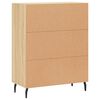 vidaXL Credenza Rovere Sonoma 69,5x34x90 cm in Legno Multistrato