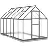 vidaXL Telaio Serra con Base Antracite 334x169x202 cm in Alluminio