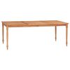 vidaXL Tavolo Batavia 200x100x75 cm in Legno Massello di Teak