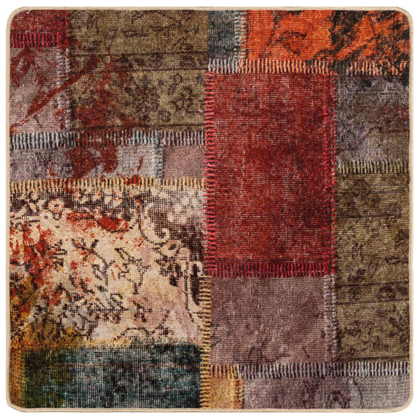 vidaXL Runner Tappeto MARSA Multicolore 100 x 100 cm Poliestere e PVC