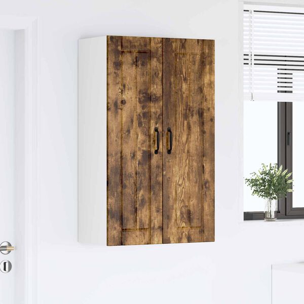 vidaXL Mobile da cucina Rovere fum&eacute; 60 x 31 x 100 cm Legno multistrato