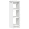 vidaXL Mobile laterale Bianco Lucido 40 x 40 x 100 cm
