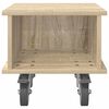 vidaXL Supporto TV Rovere Sonoma 37 x 35 x 35 cm Legno multistrato