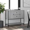 vidaXL Credenza Grigio Sonoma 100x36x85 cm in Legno Multistrato