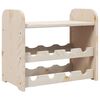 vidaXL Portavini con Pannello Superiore 43x25x37cm Legno Massello Pino