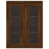 vidaXL Mobile a Parete Rovere Marrone 69,5x34x90 cm