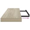 vidaXL Scaffali a Parete 4 pz Rovere 90x23,5x3,8 cm in MDF