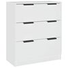 vidaXL Credenza Bianca 60x30x70 cm in Legno Multistrato
