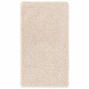 vidaXL Tappetino da bagno antiscivolo Crema 70 x 120 cm PP