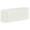 vidaXL Letto rialzato da giardino Bianco 120 x 40 x 40 cm