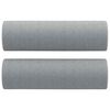 vidaXL Set Divani 3 pz con Cuscini Grigio Chiaro in Tessuto